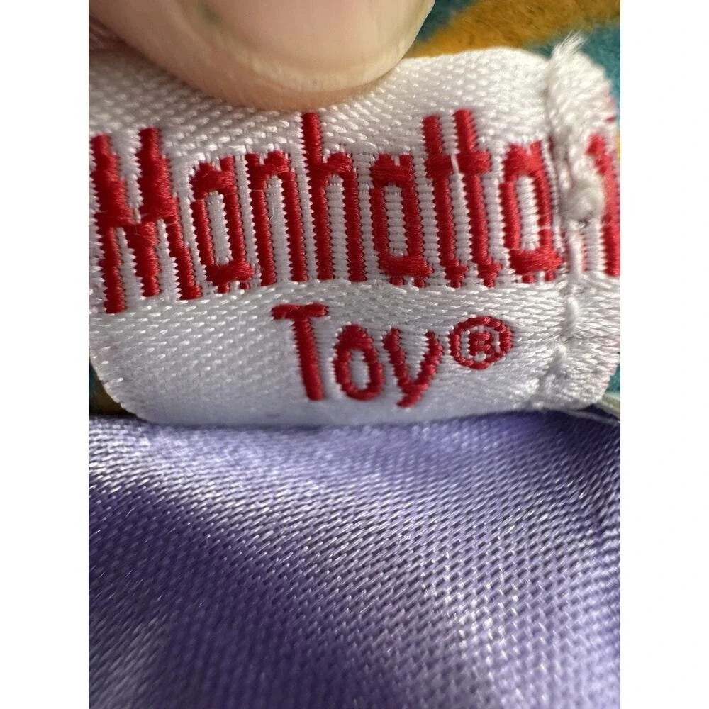 Manhattan Toy Monkey Jester Plush Hand Puppet Magnetic Hands & Feet Polka Dots